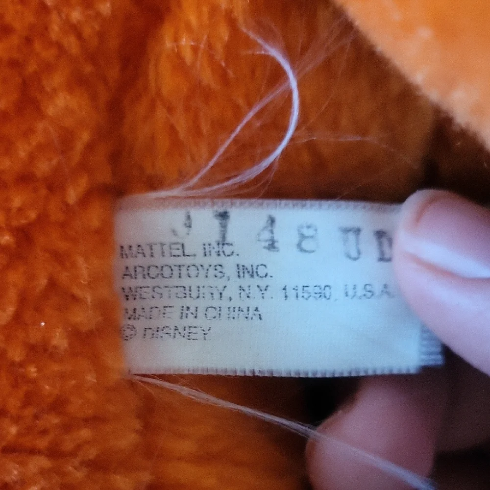 Mattel Plush Tigger Toy - Orange and Cream - Picture 4 of 6